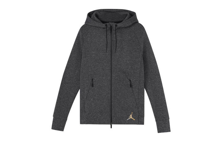 Jordan Jordan Jackets Men's Heather Gray Hooded Moderate Other
