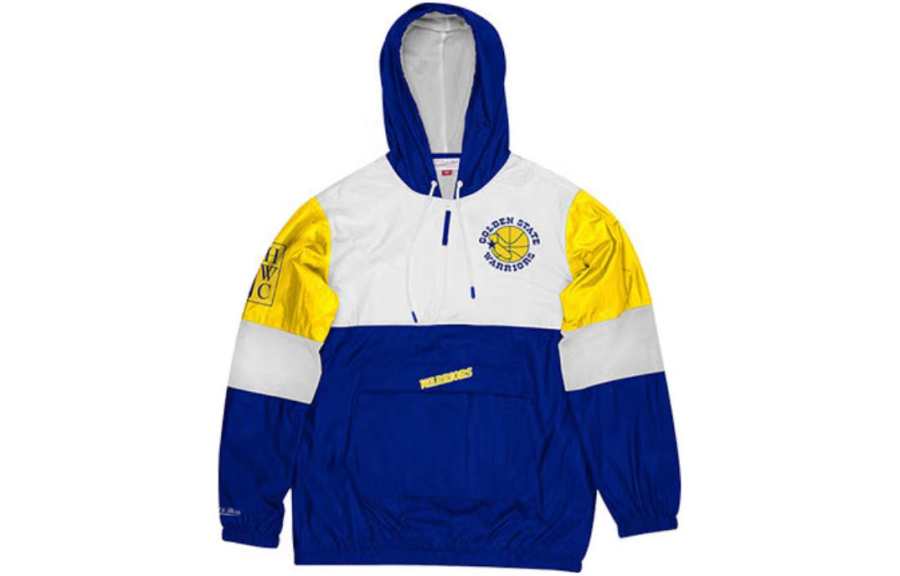 Mitchell Ness Mitchell Ness Jackets Unisex Blue Hooded Thickened Other