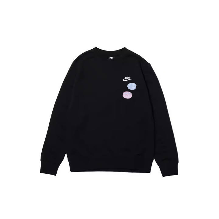 Nike Nike Sweatshirts Men's Black Crew Neck Moderate Regular