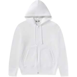 CDG Play Back Emblem Zip Hoodie