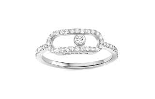 MESSIKA White Gold, Diamond Rings Women's Silver