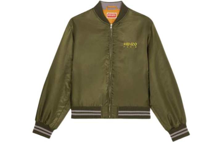KENZO 【Previous Season】embroidered-logo bomber jacket