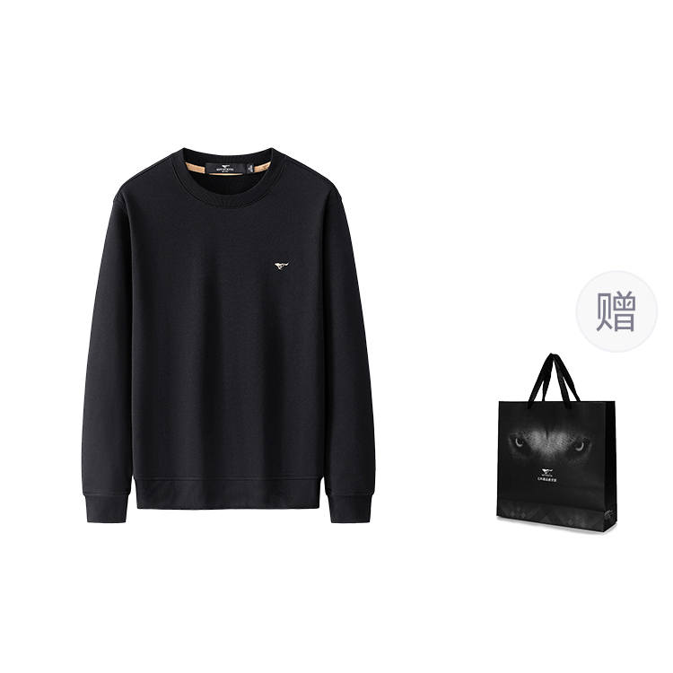 SEPTWOLVES Sweatshirts Men's Crew Neck Moderate Heavyweight