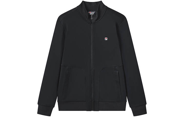 FILA Jackets Men's Jet Black Stand Collar Moderate Other