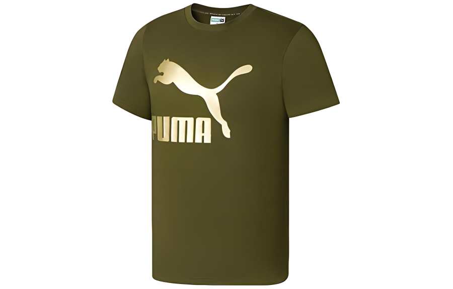 PUMA Set-in Sleeve T-Shirt Men's Green