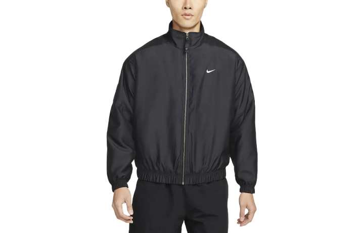 Nike Nike Solo Swoosh Satin Bomber Jacket Asia Sizing