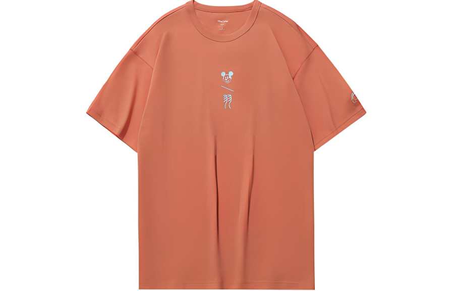 Li-Ning Li Ning x Disney T Shirt Men's Brick Red