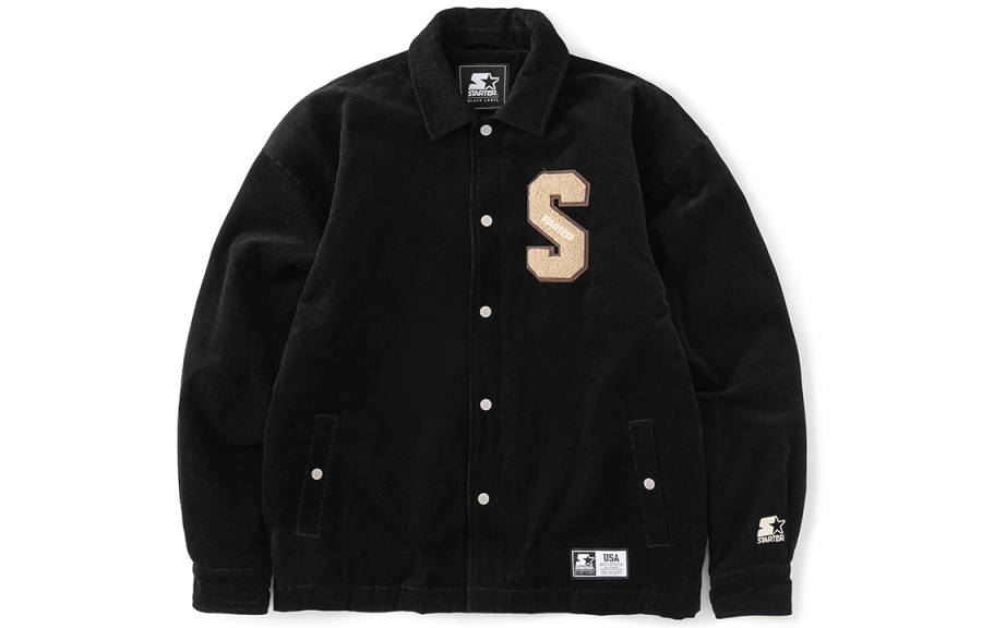 STARTER STARTER Jackets Unisex Black Lapel Moderate Other