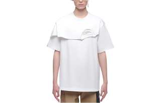 Feng Chen Wang Double collar Detail T shirt
