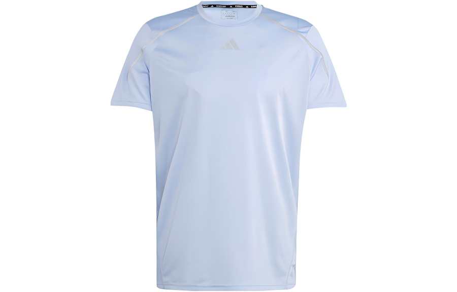 Adidas Adidas T Shirts Men's Light Blue Crew Neck Moderate