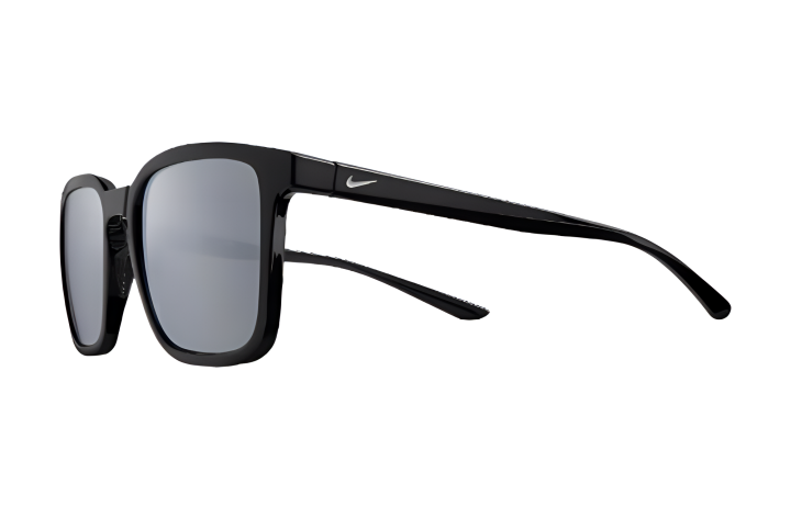 Nike Nike Nylon Irregular Shape Sunglasses Unisex Black