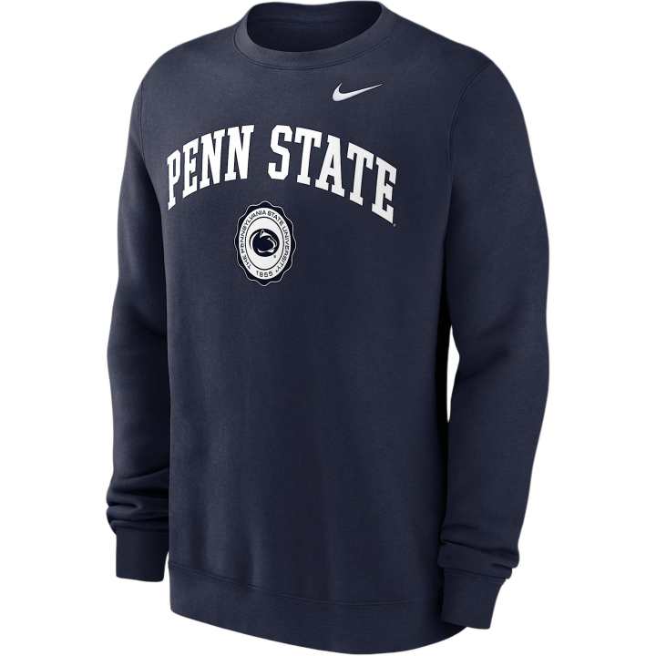 Nike Nike Penn State Nittany Lions Arched Seal Men's Nike College Pullover Crew