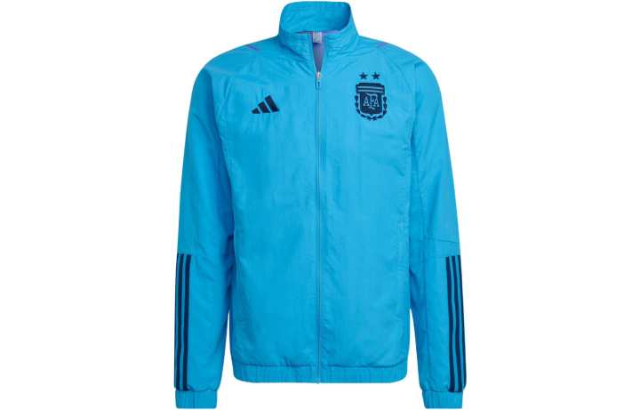 Adidas Adidas Argentina Jackets Men's Blue Stand Collar Moderate Other