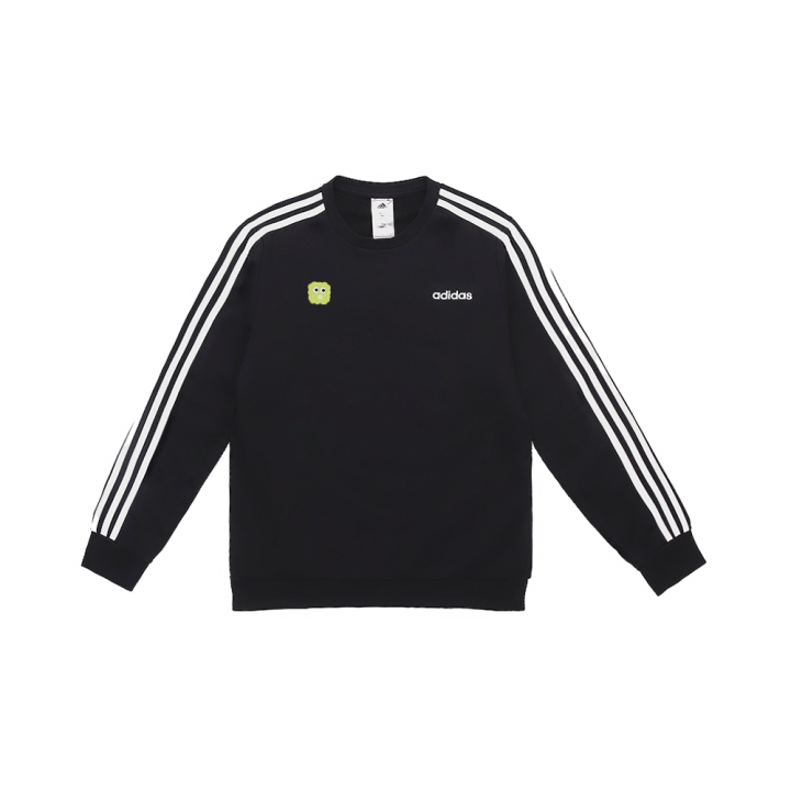Adidas Adidas Sweatshirts Men's Black Crew Neck Moderate