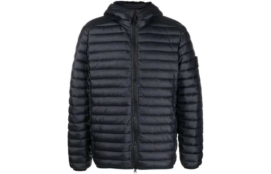STONE ISLAND Stone Island Compass-patch padded short jacket