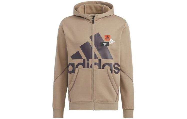 Adidas Adidas Jackets Men's Brown Hooded Moderate Other