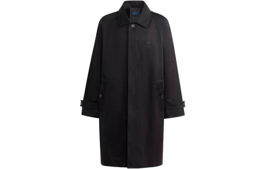 Adidas Originals Blue Version Collection Jackets Men's Black Lapel Moderate Other