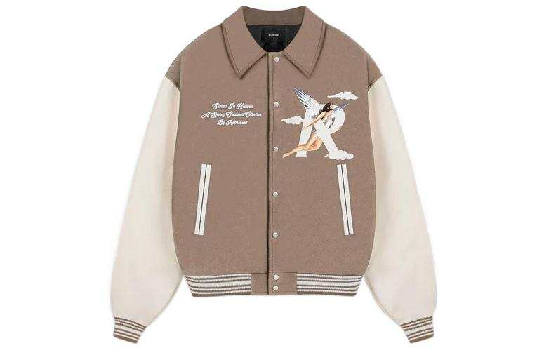 REPRESENT Jackets Men's Light Brown Lapel Moderate Other