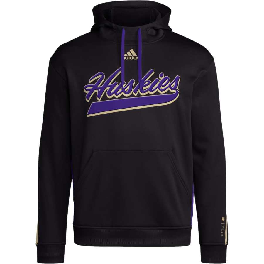 Adidas Adidas Free Shipping With AdiClub University Of Washington Huskies Fleece Hoodie