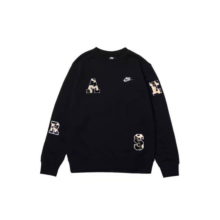 Nike Nike Sweatshirts Men's Black Crew Neck Moderate Regular