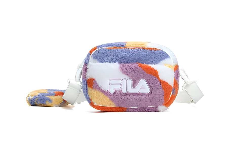 FILA FUSION Fabric Shoulder Bag Women's Lush Orange