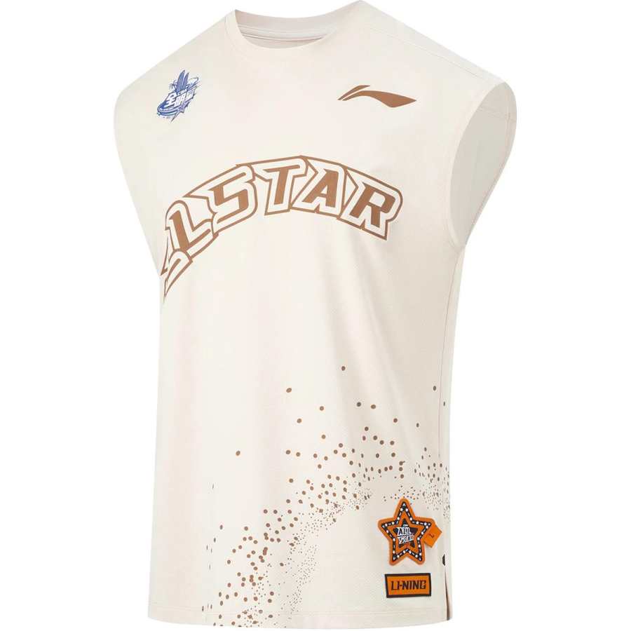 Li-Ning Li Ning Basketball Collection Tank Top Men's Rock White Gray