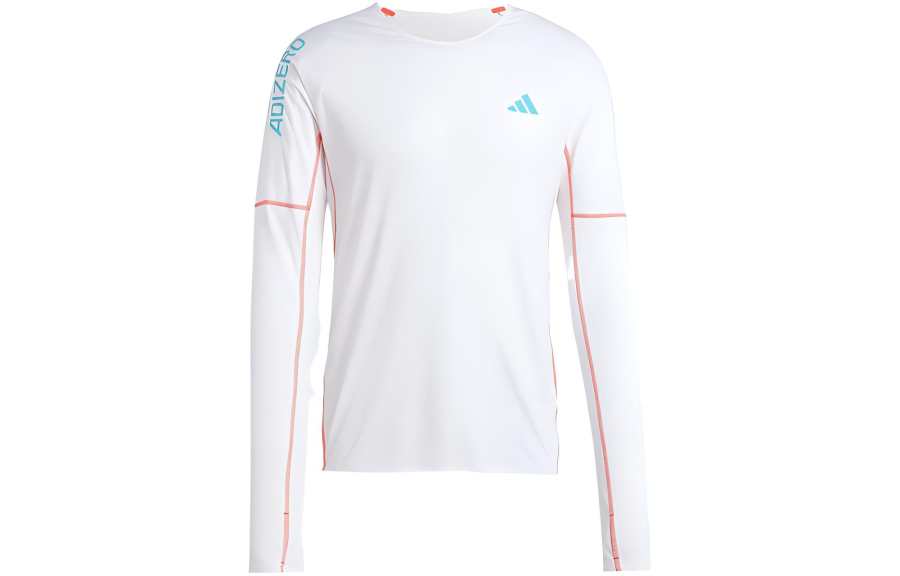Adidas Adidas T Shirts Men's White Crew Neck Moderate Straight Fit