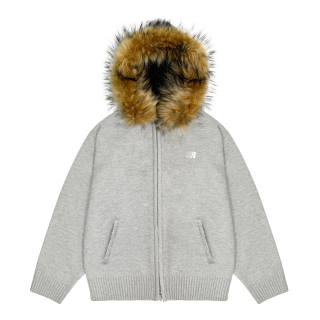FDR Knitwear Unisex Hooded Moderate Cardigan