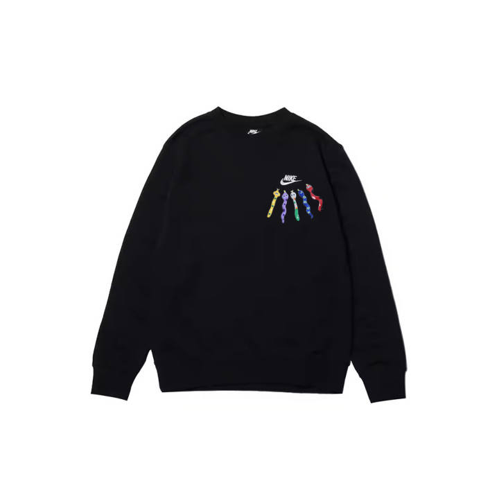 Nike Nike Sweatshirts Men's Black Crew Neck Moderate