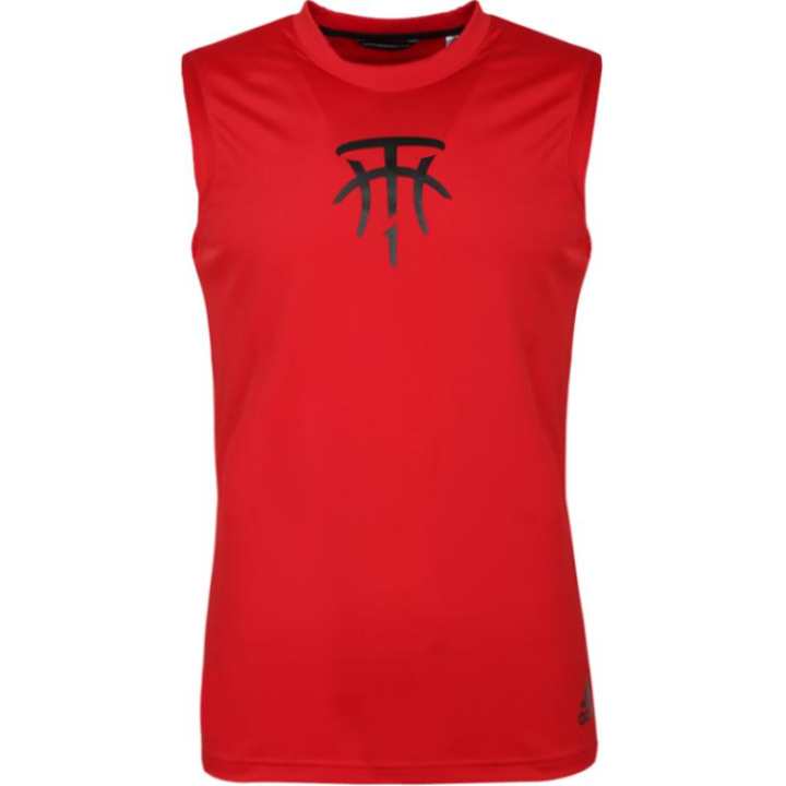 Adidas Adidas Tank Tops Men's Red Crew Neck Moderate Other