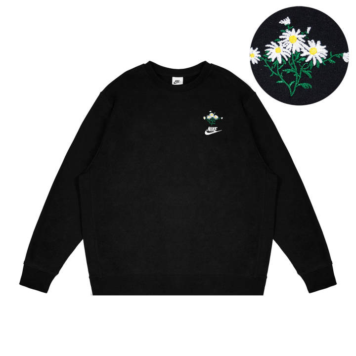Nike Nike Sweatshirts Unisex Black Crew Neck Moderate Regular