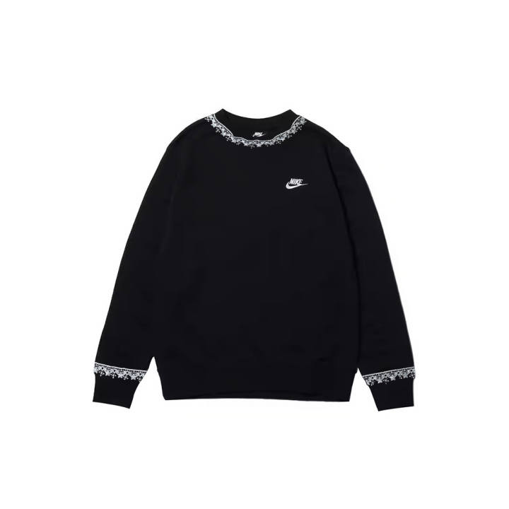Nike Nike Sweatshirts Men's Black Crew Neck Moderate Regular