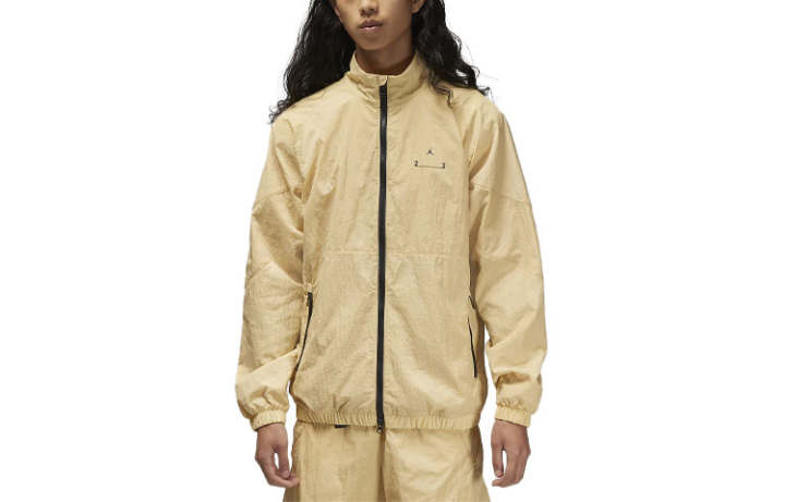Jordan Jordan JKT Jackets Men's Khaki Stand Collar Moderate Other