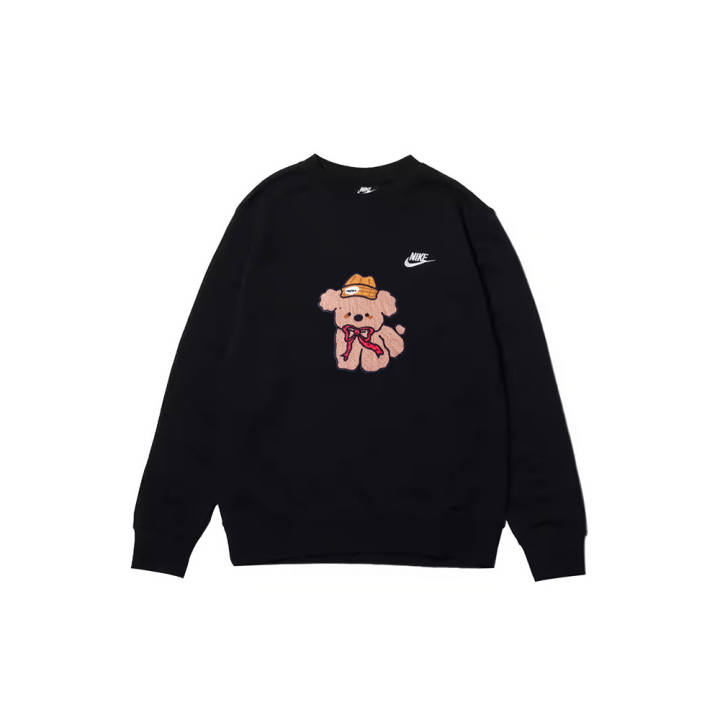 Nike Nike Sweatshirts Men's Black Crew Neck Moderate