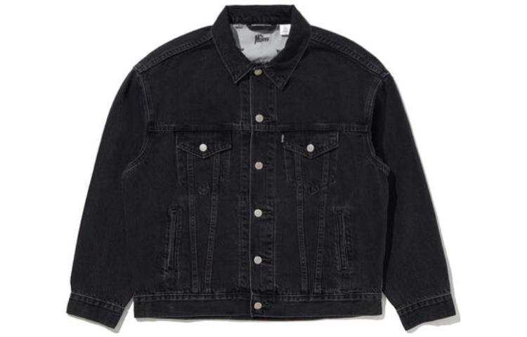 Levis Levis Denim Jackets Men's Black Lapel Moderate Other