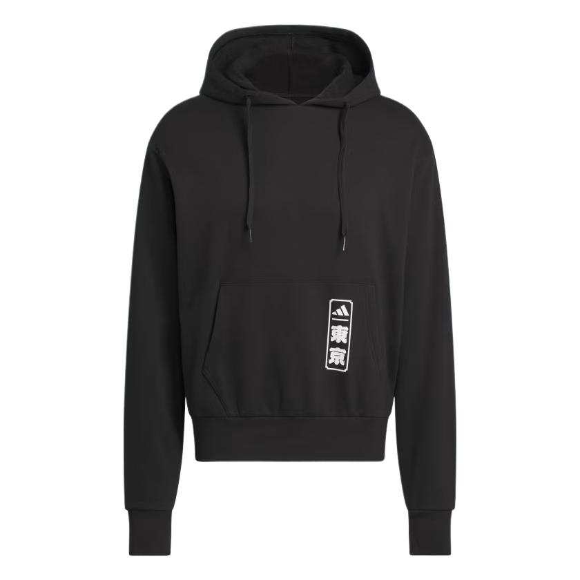 Adidas Adidas Sweatshirts Unisex Black Hooded Moderate Regular