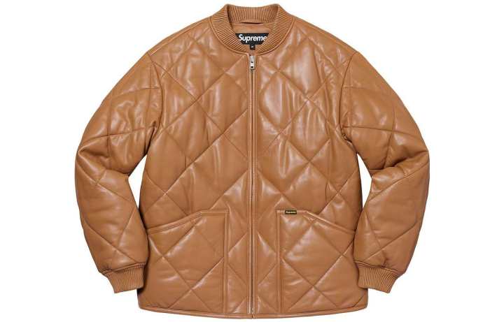 Supreme Supreme Quilted Leather Work Jacket