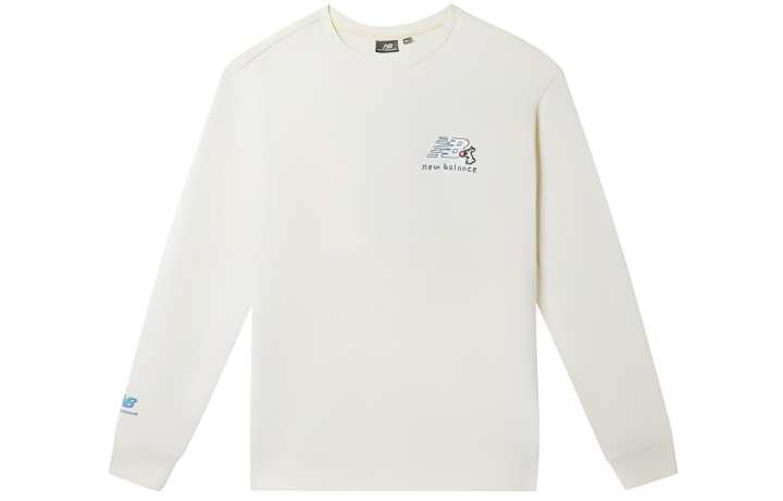 New Balance New Balance Sweatshirts Unisex White Crew Neck Moderate Regular