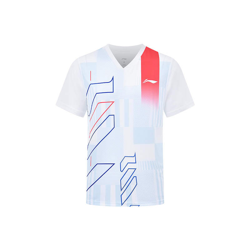 Li-Ning Li Ning Badminton Collection T Shirt Unisex Standard White