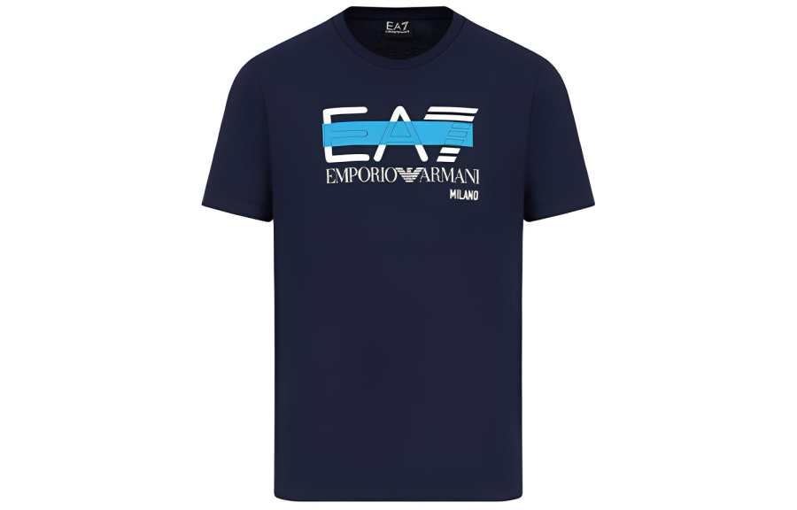 EMPORIO ARMANI EA7 SS21 T Shirt Men's Dark Blue