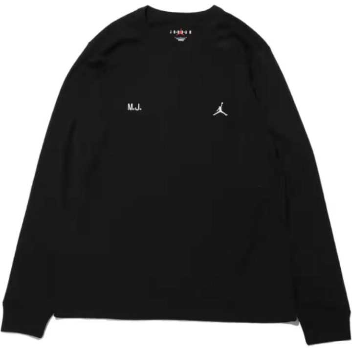Jordan JORDAN Long-sleeve 'BLACK' T-shirt
