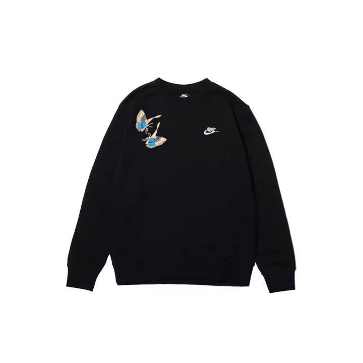 Nike Nike Sweatshirts Men's Black Crew Neck Moderate Regular