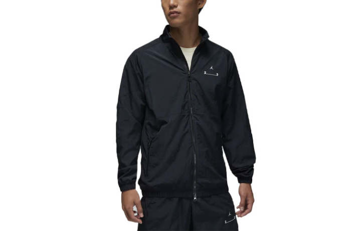 Jordan Jordan Jackets Men's Black Stand Collar Moderate Other
