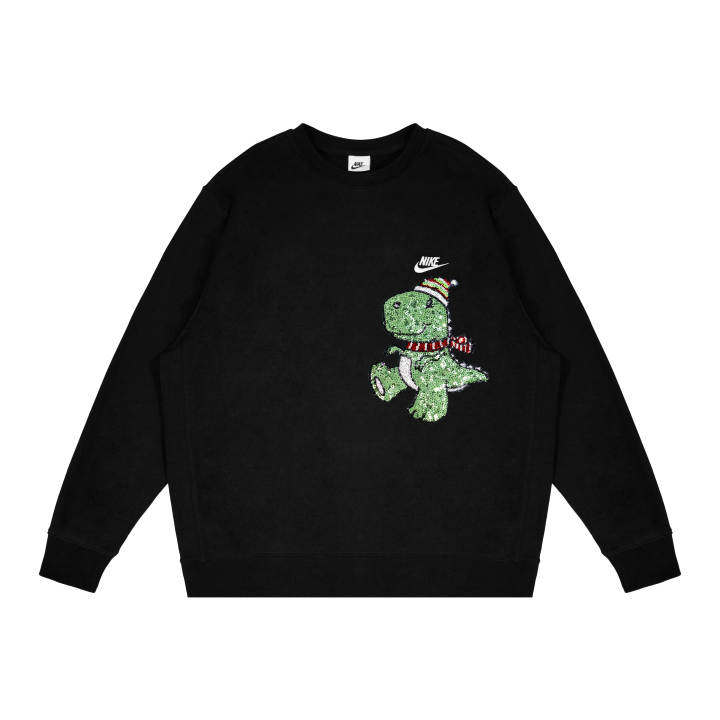 Nike Nike Sweatshirts Unisex Black Crew Neck Moderate Regular