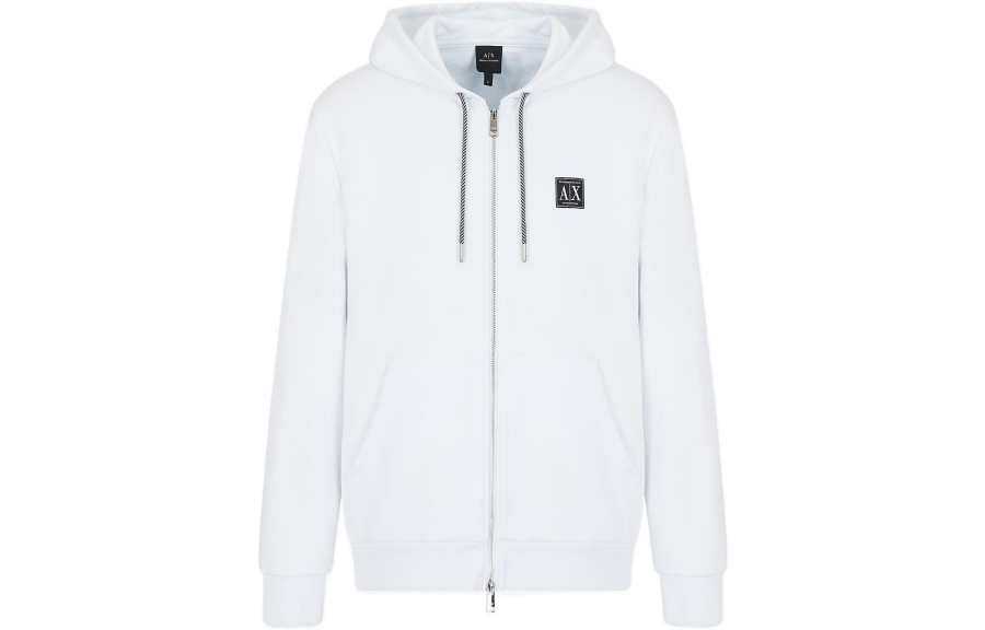 ARMANI EXCHANGE ARMANI EXCHANGE Jackets Men's White Hooded Moderate Other