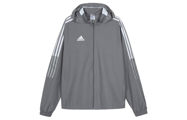 Adidas Adidas Jackets Men's Gray Hooded Moderate Other