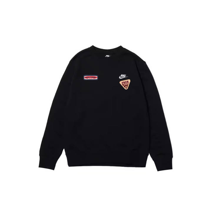 Nike Nike Sweatshirts Men's Black Crew Neck Moderate Regular