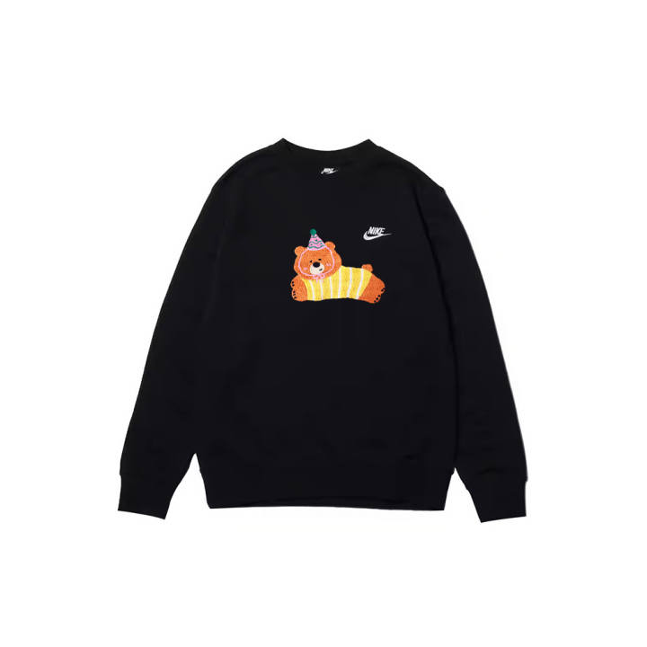 Nike Nike Sweatshirts Men's Black Crew Neck Moderate