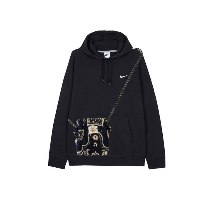 Nike Nike Sweatshirts Men's Black Hooded Moderate Regular