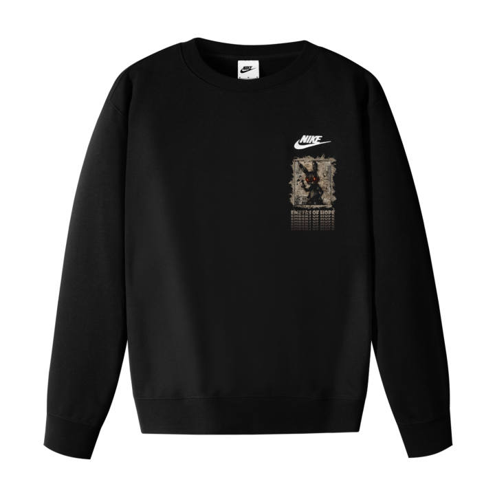 Nike Nike Sweatshirts Unisex Black Crew Neck Moderate Regular